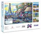 Frank Floating Market Jigsaw Puzzle (1000 Pieces) for Adults and Kid Above 15+ Years-Realistic Illustrations-Fun & Challenging Brain Booster Games - for Focus and Memory