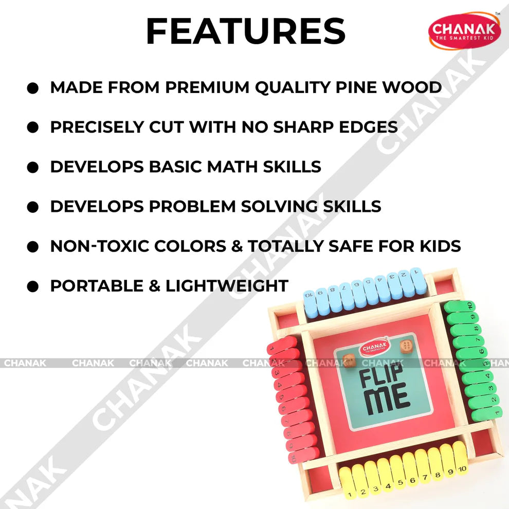 Chanak Flip Me Dice Multiplayer Game for Kids & Adults