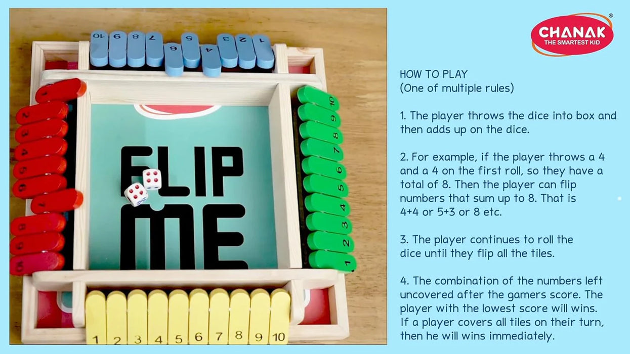 Chanak Flip Me Dice Multiplayer Game for Kids & Adults
