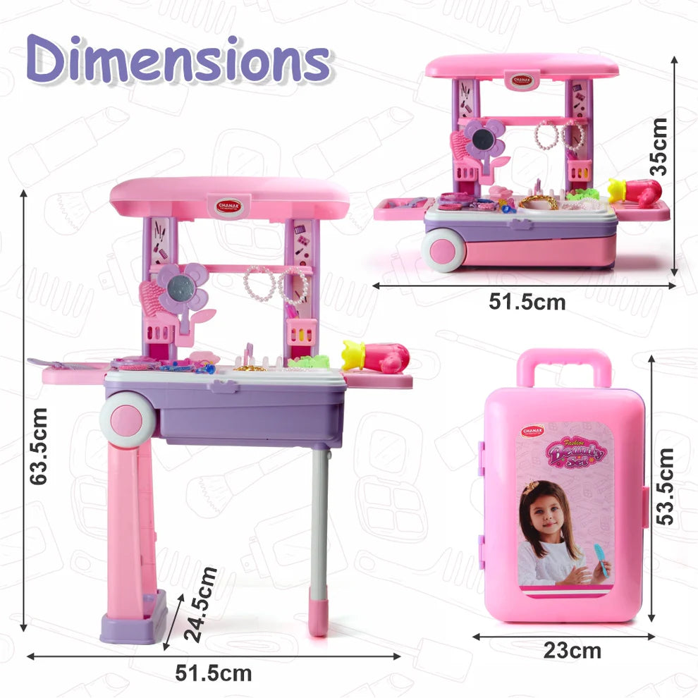 Chanak Beauty Set Suitcase Trolley