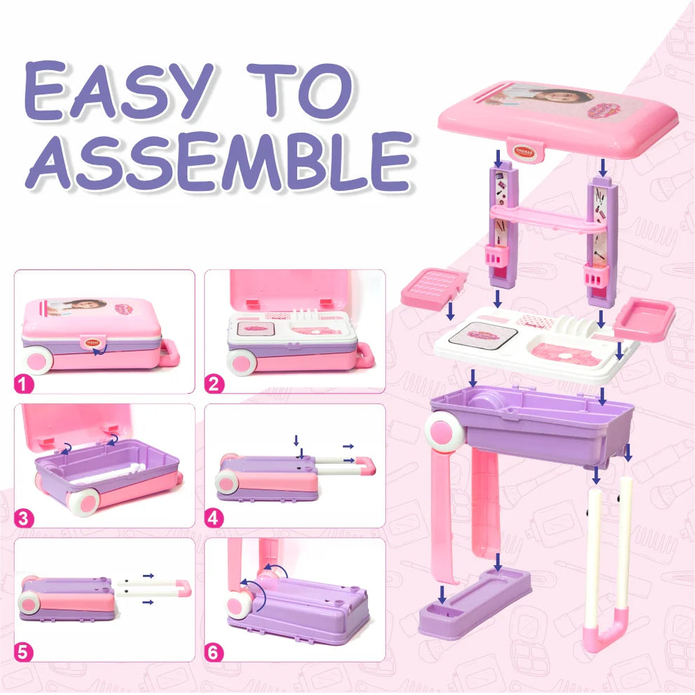 Chanak Beauty Set Suitcase Trolley