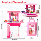 Chanak Kitchen Set Trolley -Kitchen Suitcase Set On Wheels