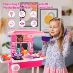 Chanak Kitchen Set Trolley -Kitchen Suitcase Set On Wheels