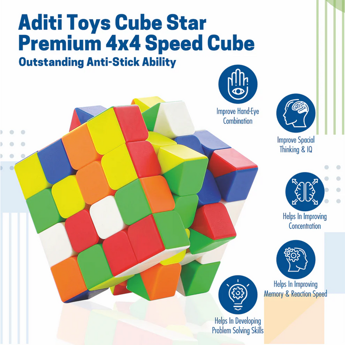Chanak 4x4 Cubestar cube - Rubic Puzzle for Kids