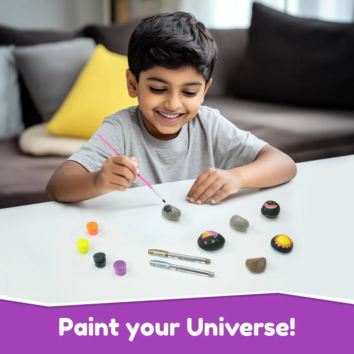 Bloomingo: Rock Painting-Soar Into Space Art & Craft Kit