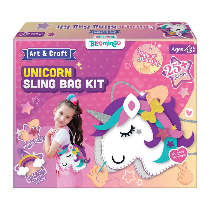 Bloomingo: Unicorn Sling Bag Art & Craft Kit