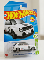 Hot Wheels Car 2024 Action Pack of 5 + Custom / Personnalisé 2020 Honda e (Electro Silhouette, Twinduction, Nitro Tailgater, Slide Kick, 24 Ours) Multi - Color
