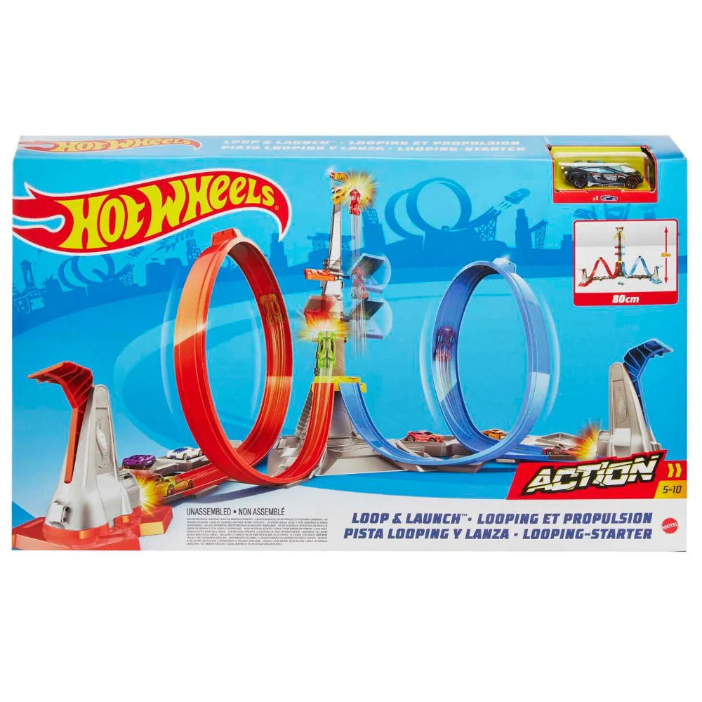 Hot Wheels Loop and Launch Play Set