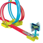 Hot Wheels Neon Speeders Laser Stunt Slamway Track Set