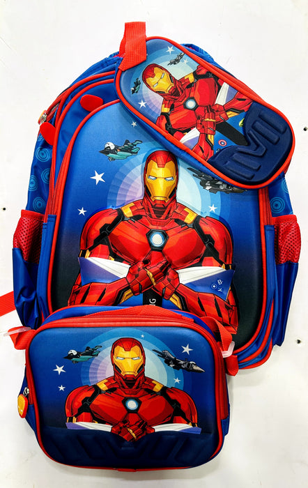 Disney Marvel Avengers Iron Man  School Backpack combo
