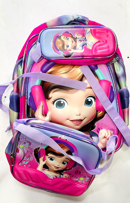 SOFIA Princess School Bag combo 2 - Trendy Style for Little Fashionistas