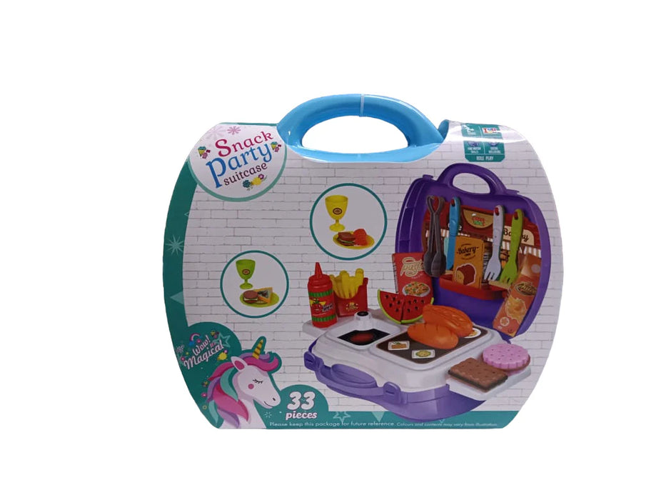 Itoys Snack Party Set Suitcase - Unicorn