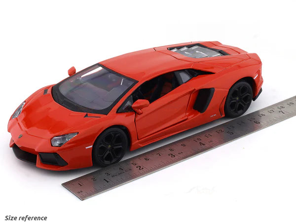 Lamborghini Aventador Coupe orange 1:24 Maisto licensed diecast Scale Model car