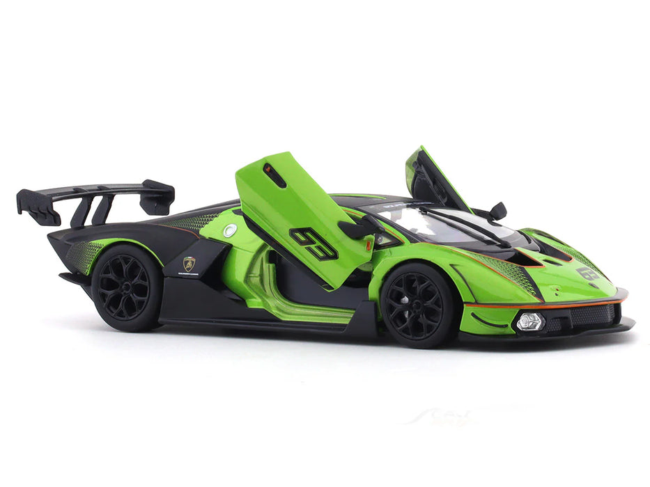 Lamborghini Essenza SCV12 Green 1:24 Bburago licensed diecast Scale Model car