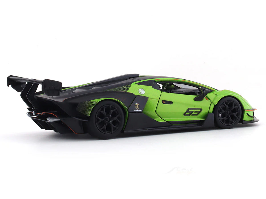 Lamborghini Essenza SCV12 Green 1:24 Bburago licensed diecast Scale Model car