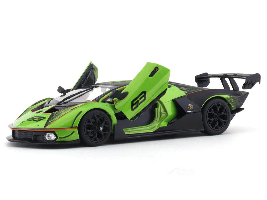 Lamborghini Essenza SCV12 Green 1:24 Bburago licensed diecast Scale Model car