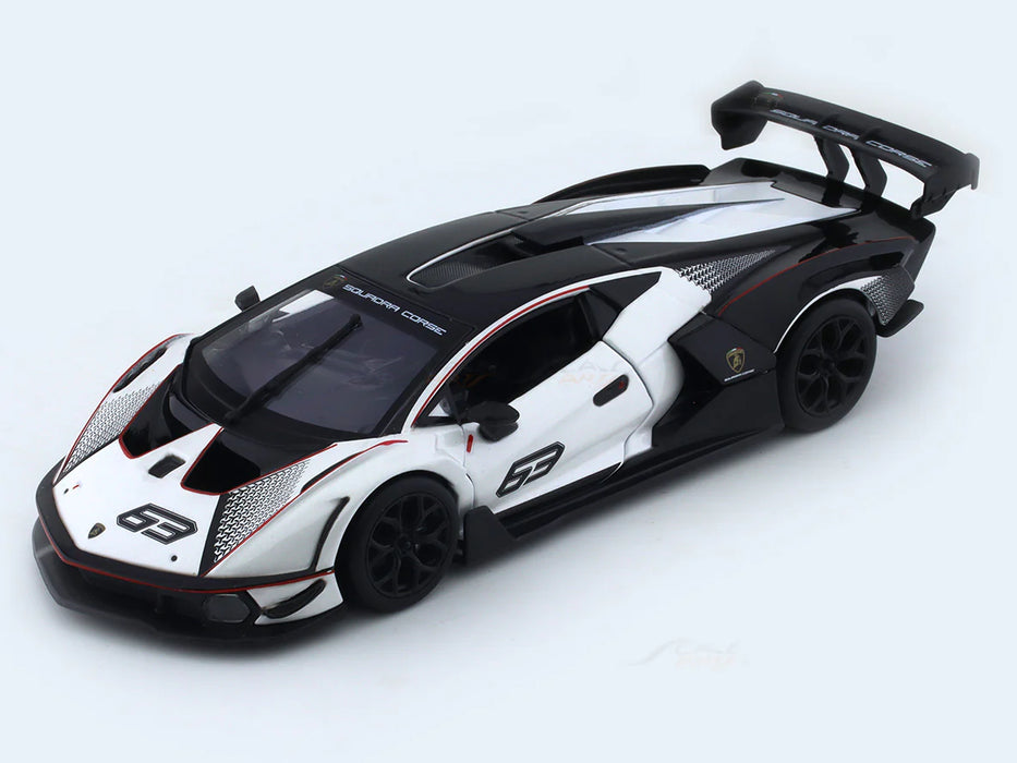 Lamborghini Essenza SCV12 White 1:24 Bburago licensed diecast Scale Model car