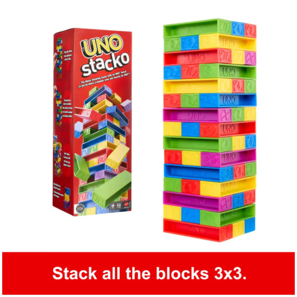 Mattel: Uno Stacko - Stacking Block Game