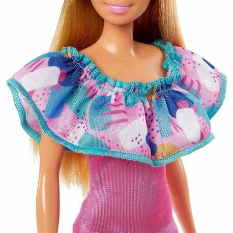Barbie & Stacie Doll Set with 2 Pet Dogs & Accessories, Dolls with Blonde Hair & Blue Eyes, Summer Clothes