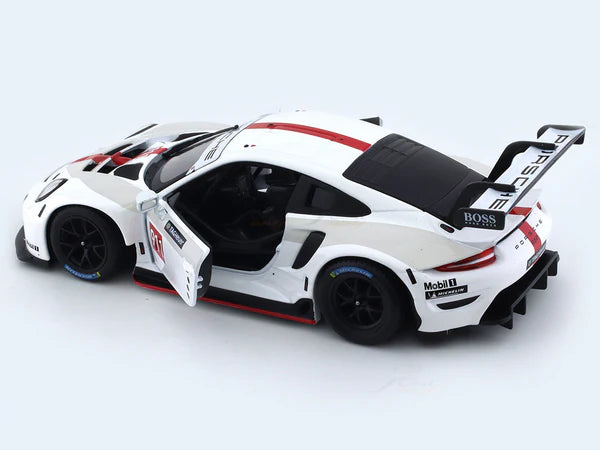 Porsche 911 RSR White 1:24 Bburago licensed diecast Scale Model car