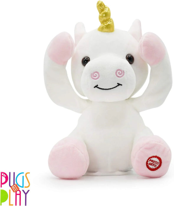 Agnes The Unicorn (Peek-a-Boo Interactive Plush) | Pugs At Play