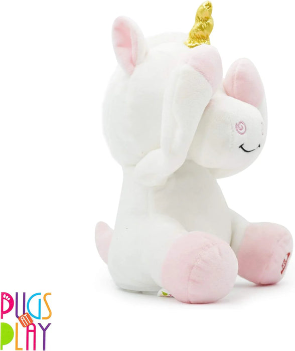 Agnes The Unicorn (Peek-a-Boo Interactive Plush) | Pugs At Play