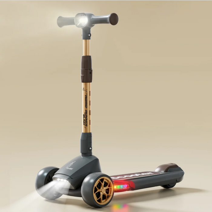 Road Runner Blaze Scooter For Kids With PU LED Wheels And LED lights