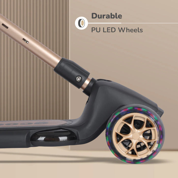 Road Runner Blaze Scooter For Kids With PU LED Wheels And LED lights