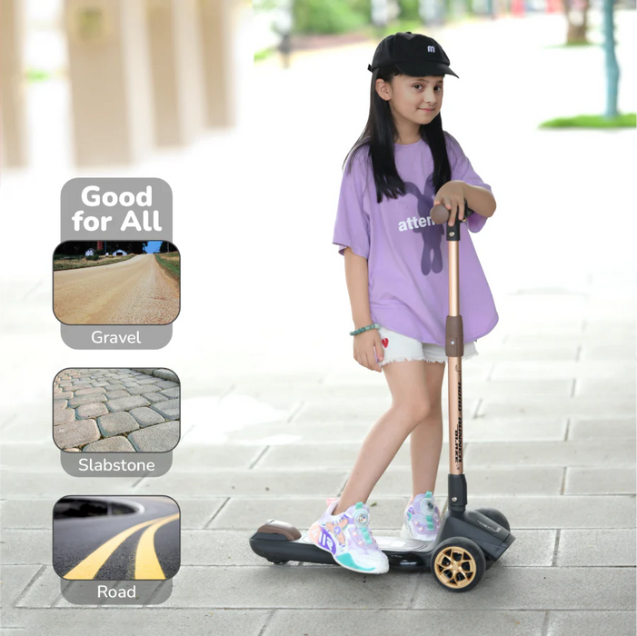 Road Runner Blaze Scooter For Kids With PU LED Wheels And LED lights