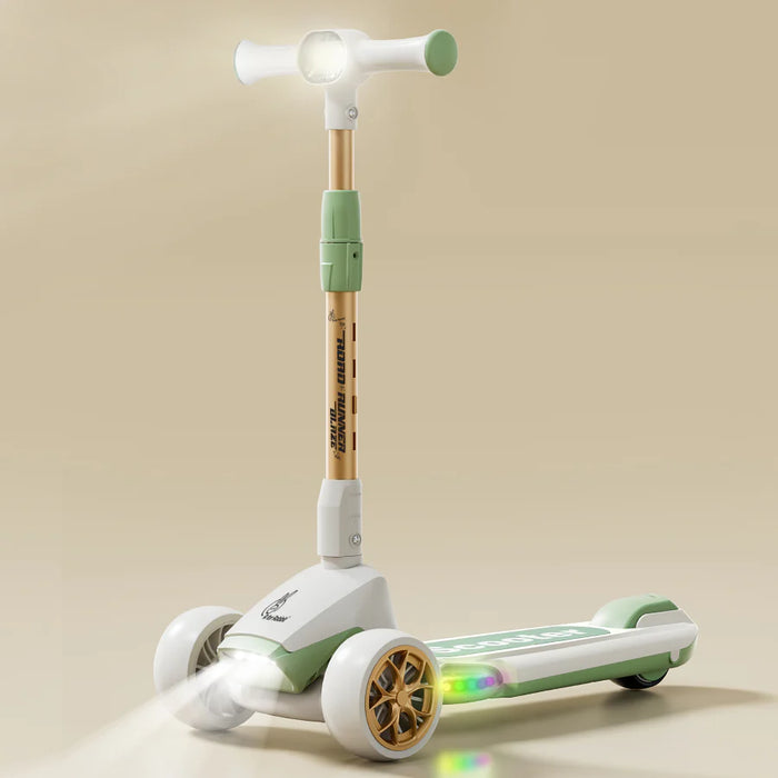 Road Runner Blaze Scooter For Kids With PU LED Wheels And LED lights