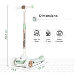 Road Runner Blaze Scooter For Kids With PU LED Wheels And LED lights