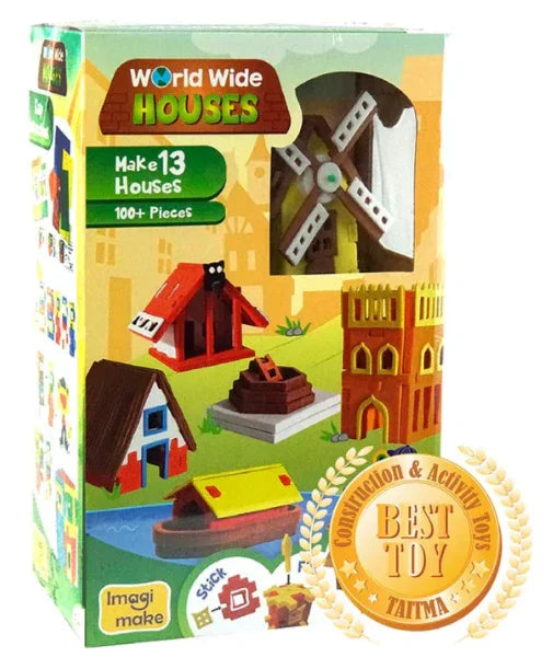 Mapology House Around The World 3D Puzzle