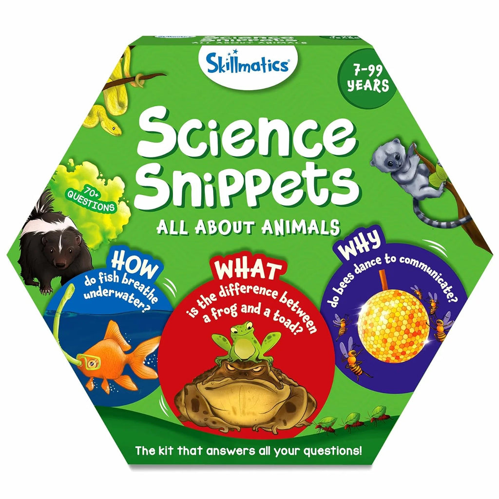 Skillmatics Science Snippets Kit - All About Animals
