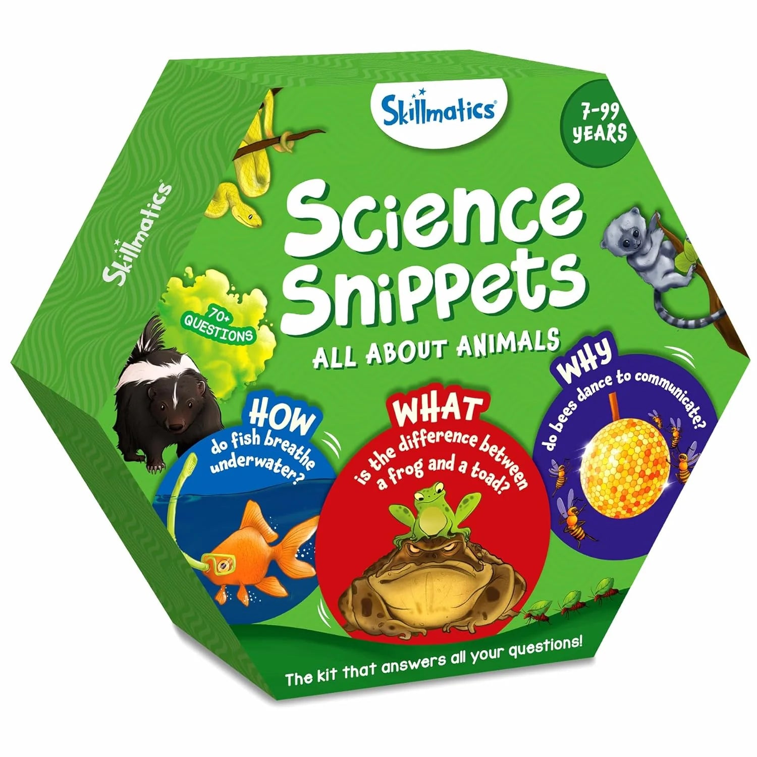 Skillmatics Science Snippets Kit - All About Animals