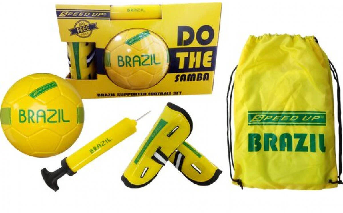 Speed Up Supporter Football Set Brazil