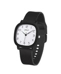 Spiky Square Analog Watch - Black