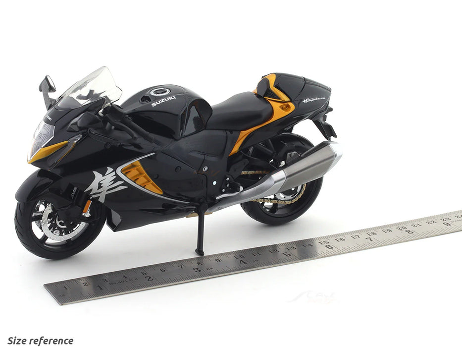 2022 Suzuki Hayabusa Black 1:12 Maisto Licensed Scale Model bike collectible
