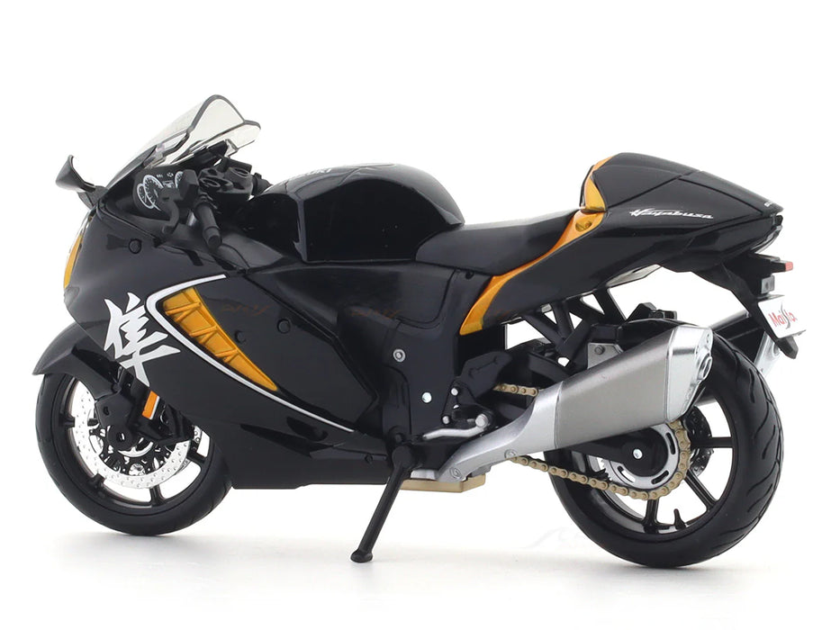 2022 Suzuki Hayabusa Black 1:12 Maisto Licensed Scale Model bike collectible