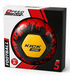 SPEED-UP Kick Shine Football Size 5 for Men & Women (Red, Size 5)