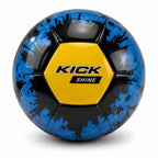 SPEED-UP Kick Shine Football Size 5 for Men & Women (Yellow, Size 5)