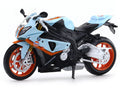 BMW S1000 RR Gulf 1:12 MSZ Licensed Diecast Scale Model Bike Collectible