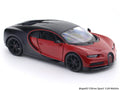 Bugatti Chiron Sport Red 1:24 Maisto with Acrylic Case Licensed Diecast Scale Model Car Collectible