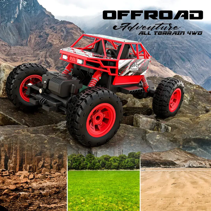 Duster 4x4 All Wheel Drive Remote Control Monster Truck - Offroad Monster Truck, 50m+ Remote Control Range, Smooth Suspension, BIS Complaint Material, 2500 mAh Rechargeable Battery, Luminous Headlights