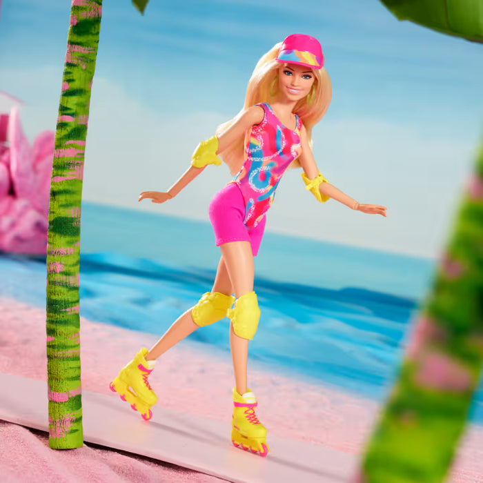 Mattel Barbie The Movie Collectible Doll, Margot Robbie As Barbie in Inline Skating Outfit