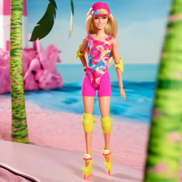 Mattel Barbie The Movie Collectible Doll, Margot Robbie As Barbie in Inline Skating Outfit